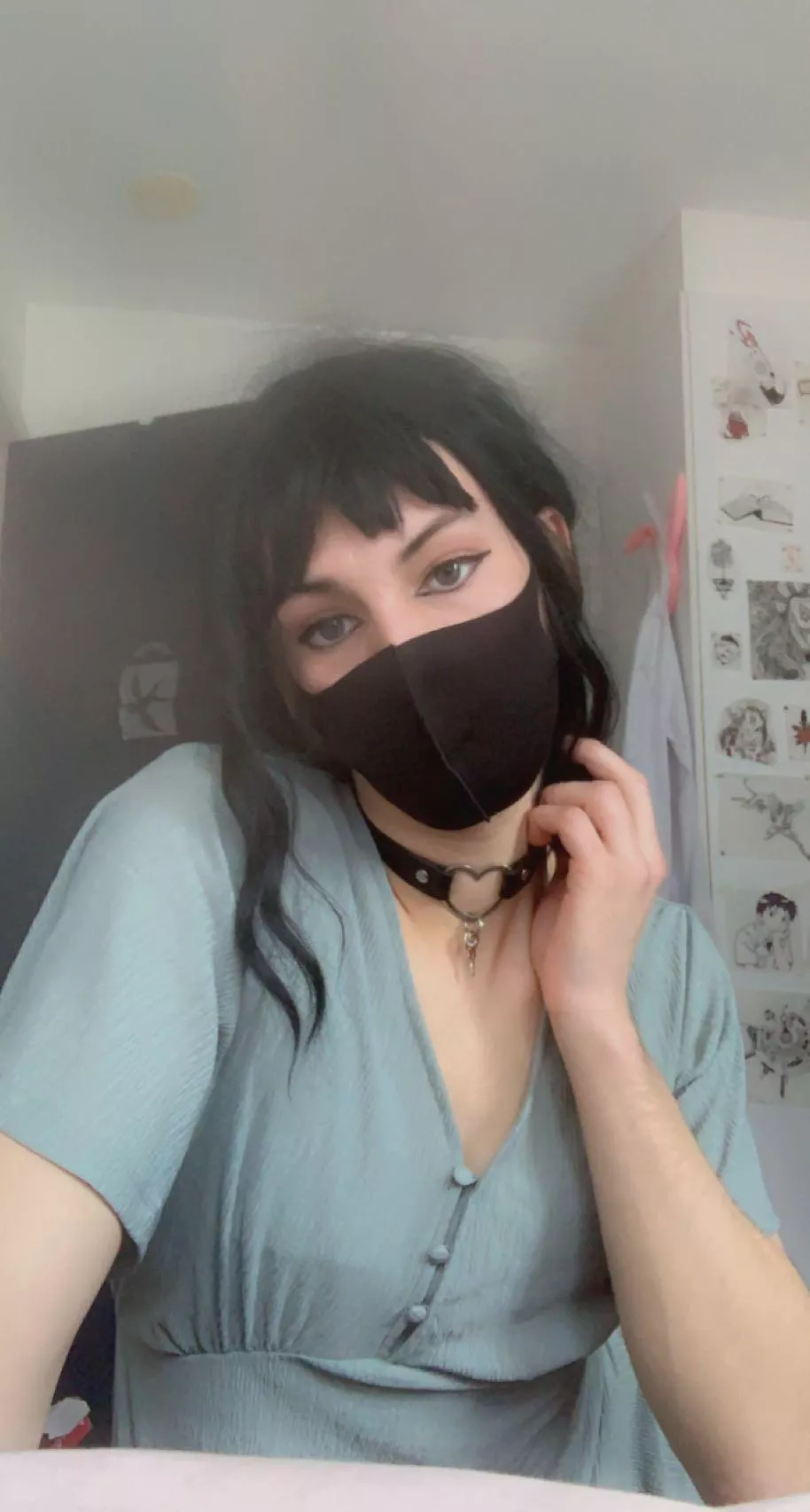 Putting on my makeup just to get it ruined