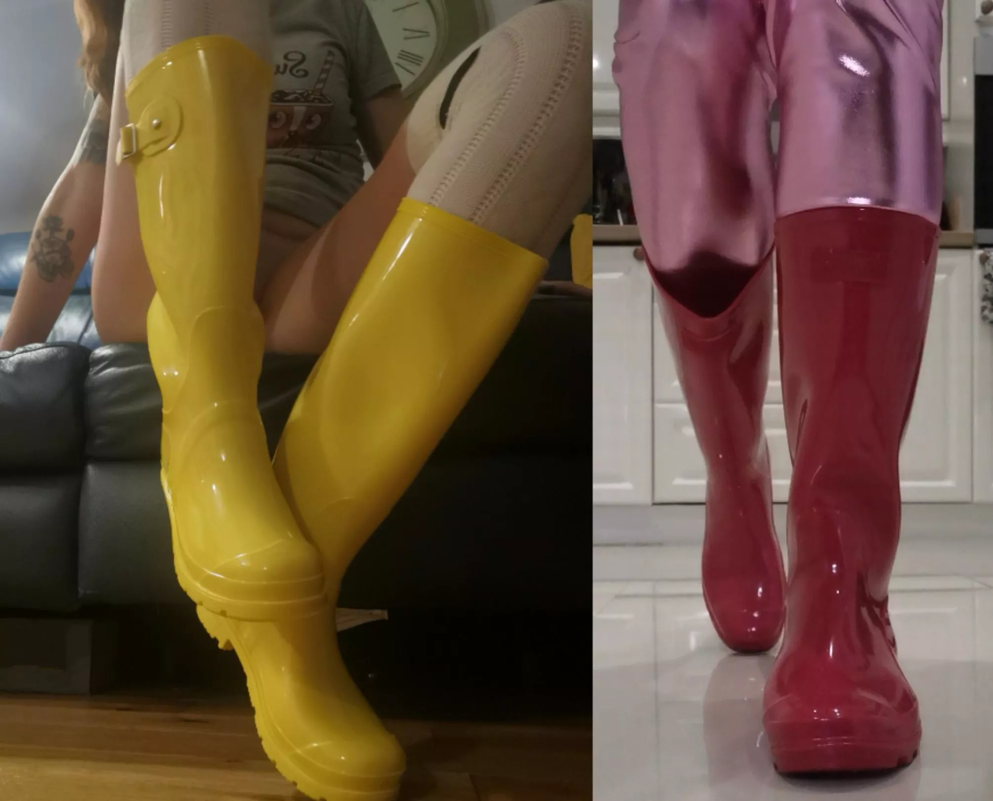 Rubber boots are my thing 💦