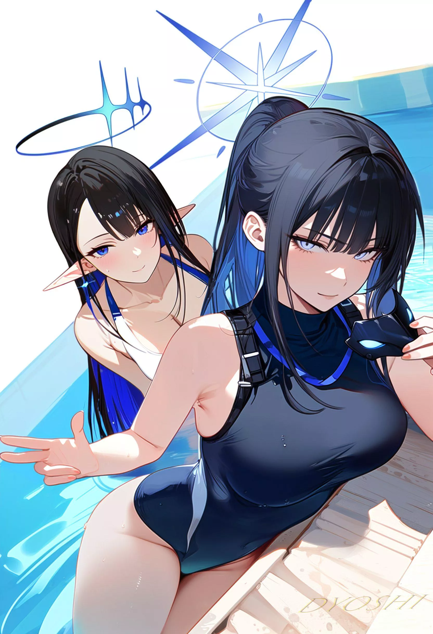 Saori w/ Rin [Blue Archive]