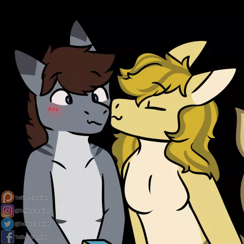 Sharks in Love (Commissioned Art)