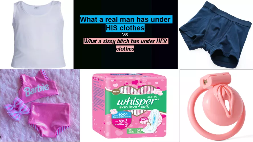 Sissy vs Real man (Whats under the hood)