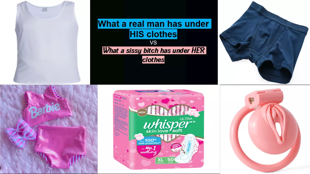 Sissy vs Real man (Whats under the hood)