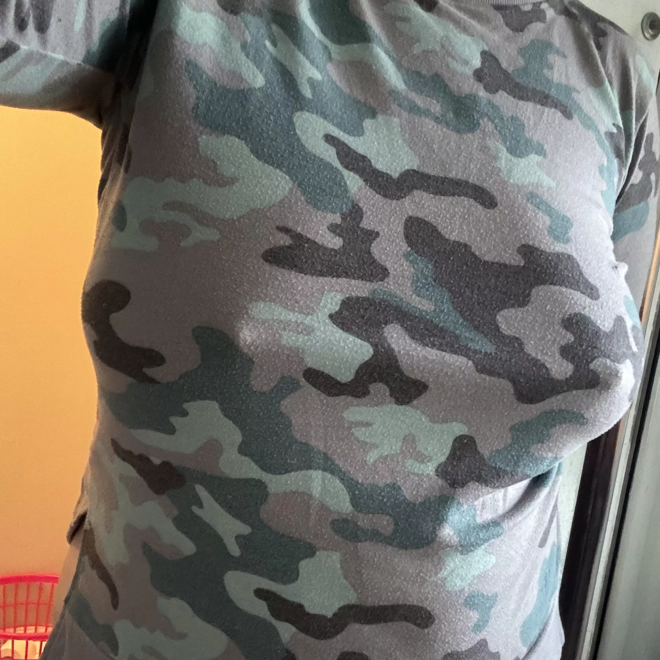 The camouflage cannot hide it