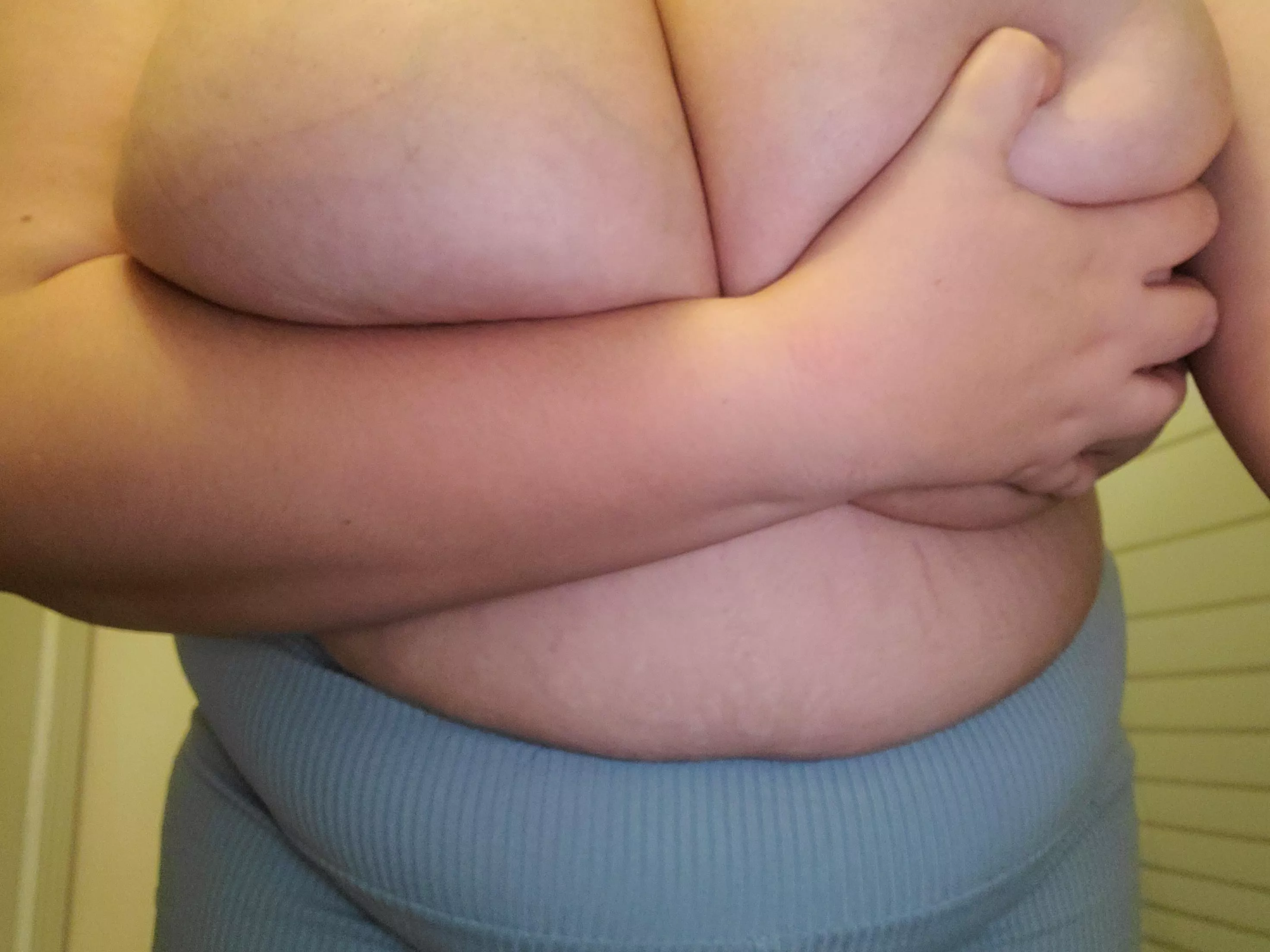 thick and bloated this morning 