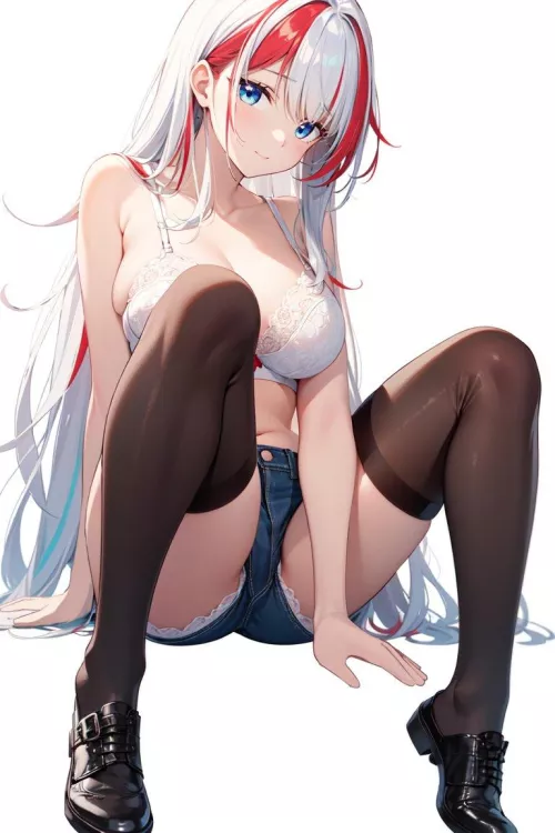 Thigh-Highs & Denim Shorts