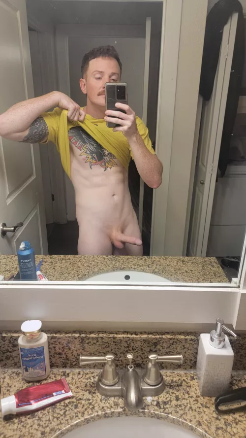 Wanna lick my abs? [M]