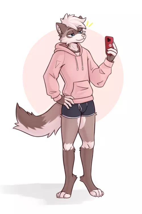 Where are the cute ferrets around here? (art by me)