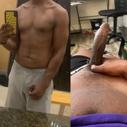 Would you take my cock after the gym,bro ? 