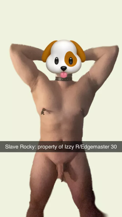 Almost 3 months have passed since I became a slave to my owner Edgemaster30. Ever since, I've relinquished all of my rights and freedom. My owner is debating wether to control my erections and orgasm through a chastity cage. Write your opinion in the co