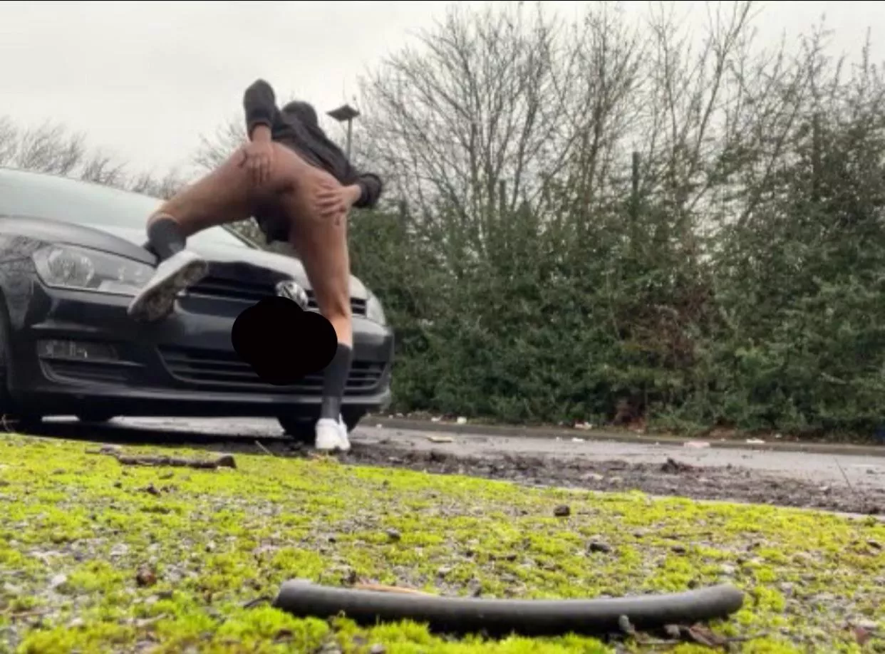 another one of me on the car hood