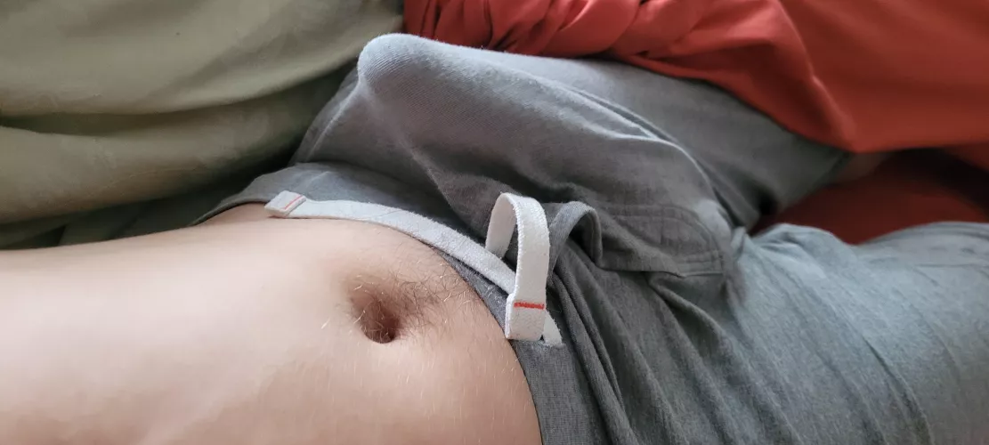 Birthday bulge for everyone. Anyone want to help unwrap?