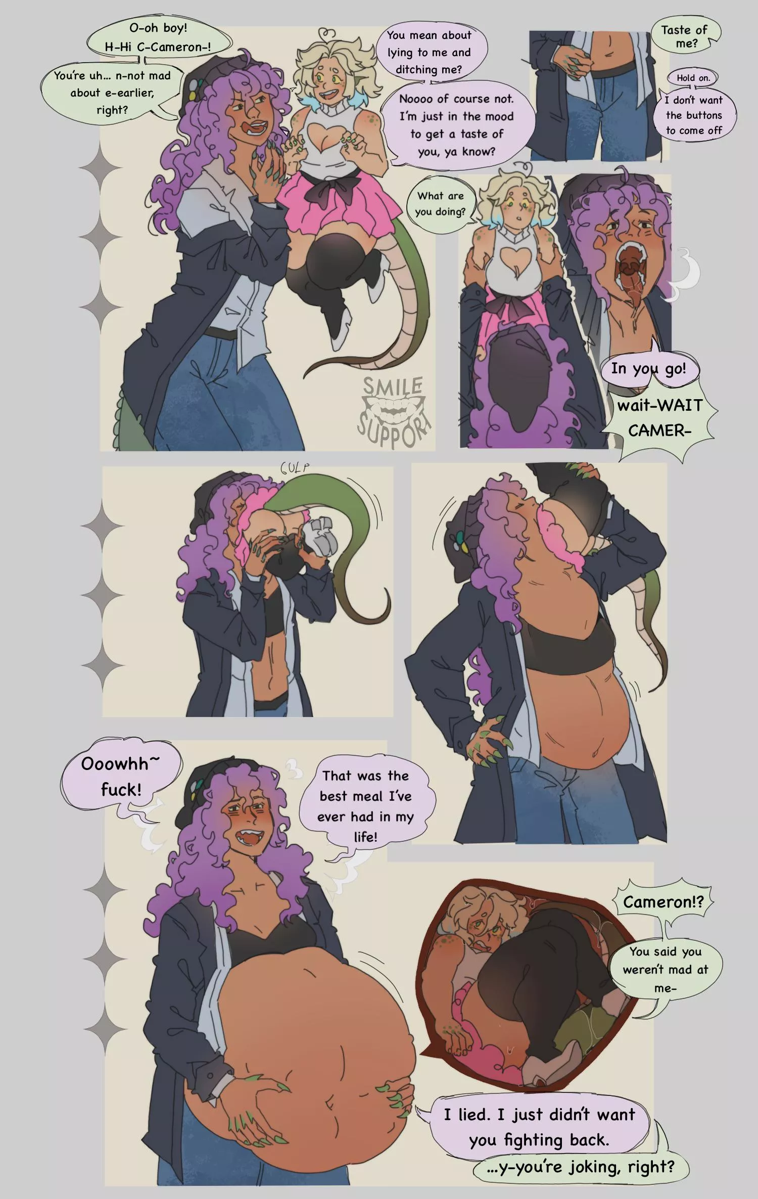 {comic} Consequences [NB/F] [Unwilling] by me/SmileSupport