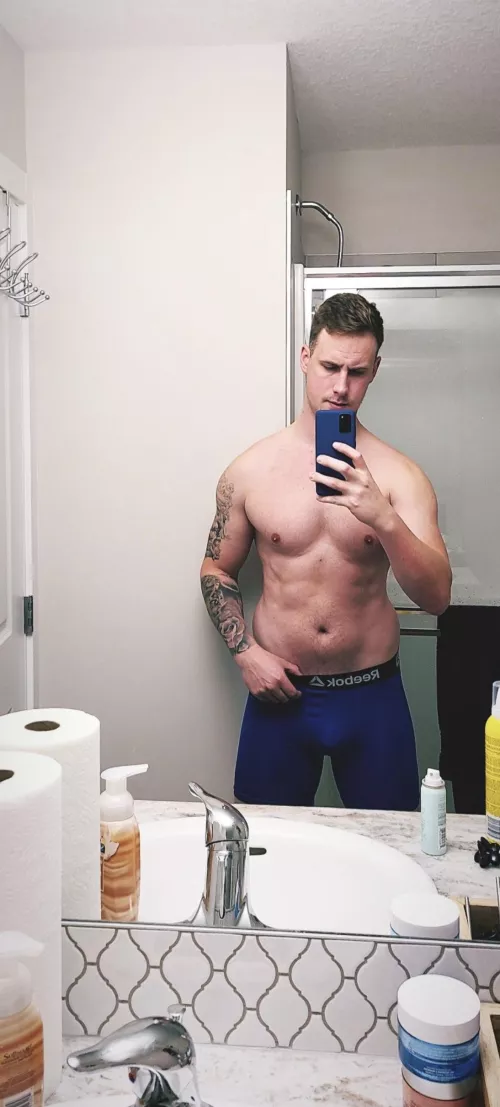 Definitely a guy, definitely have tattoos..