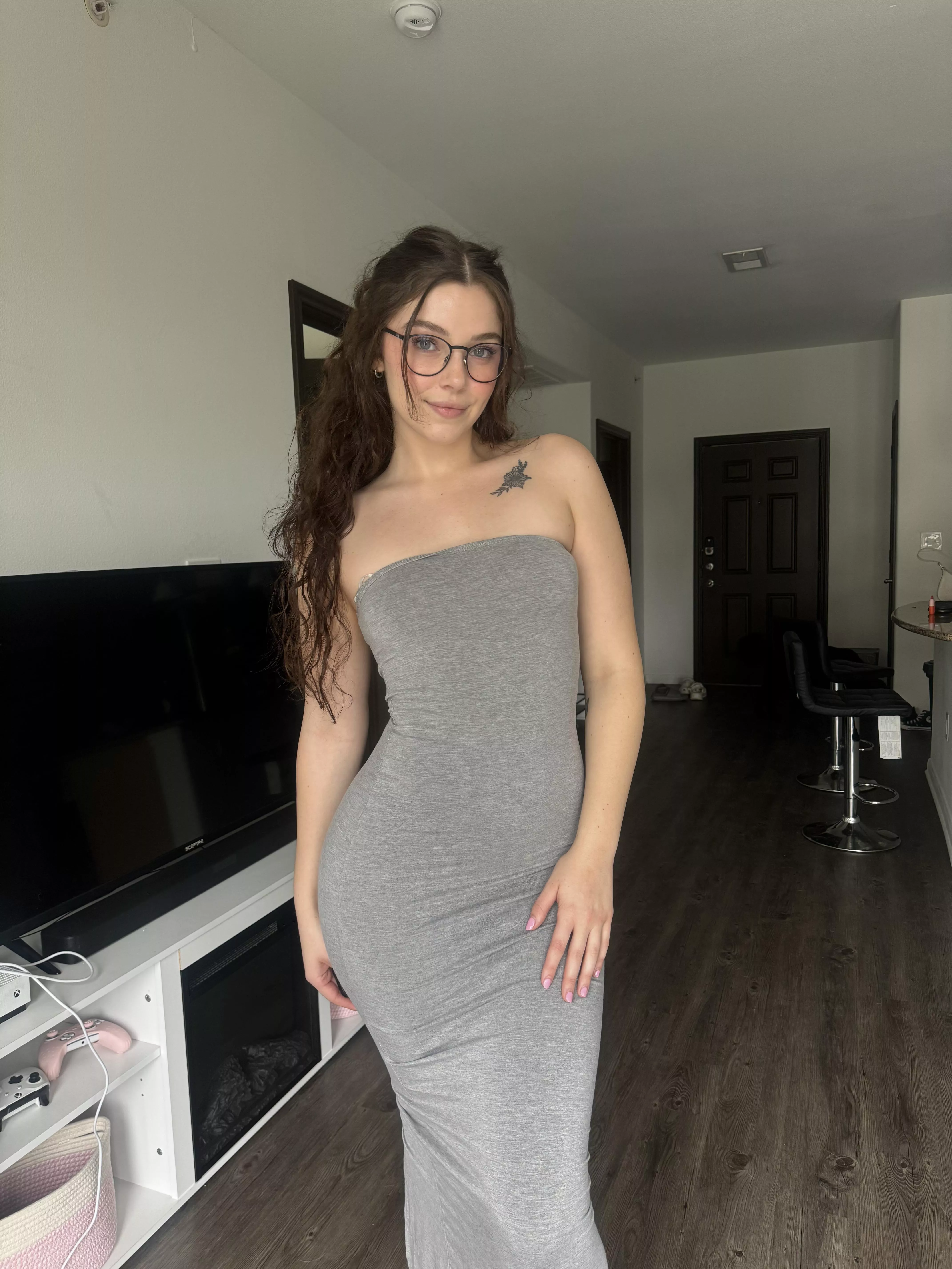 Do I look good enough in this dress to meet your family?