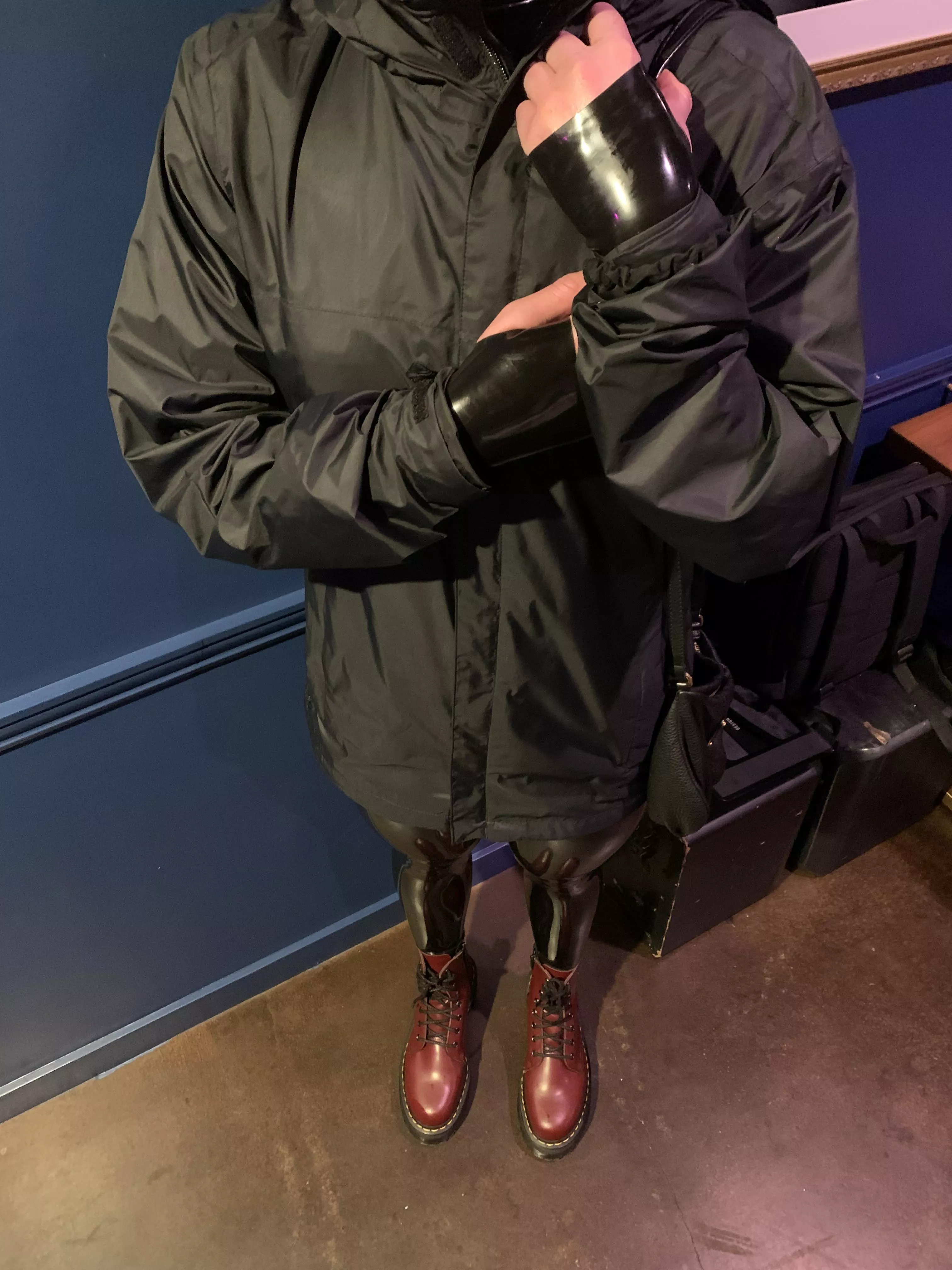 Docs and a Rain Jacket