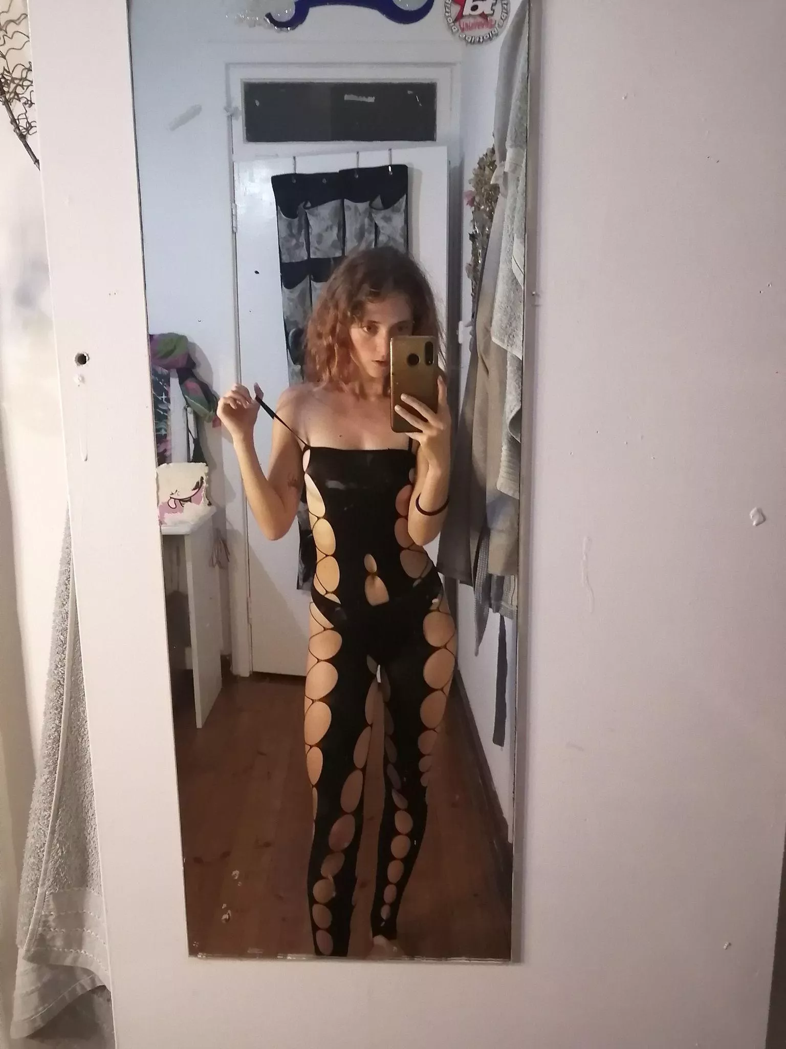 feeling wild in black, ready for a steamy night F18