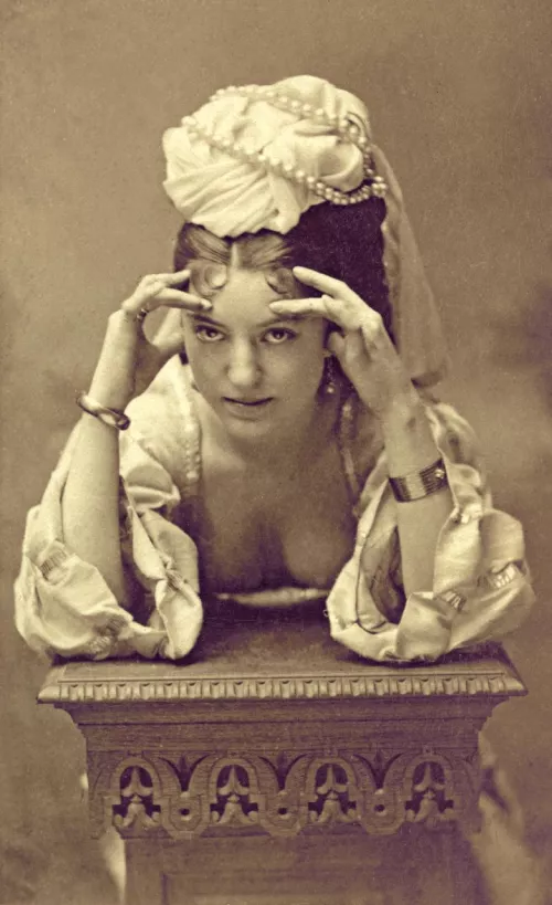 French Postcard unknown model