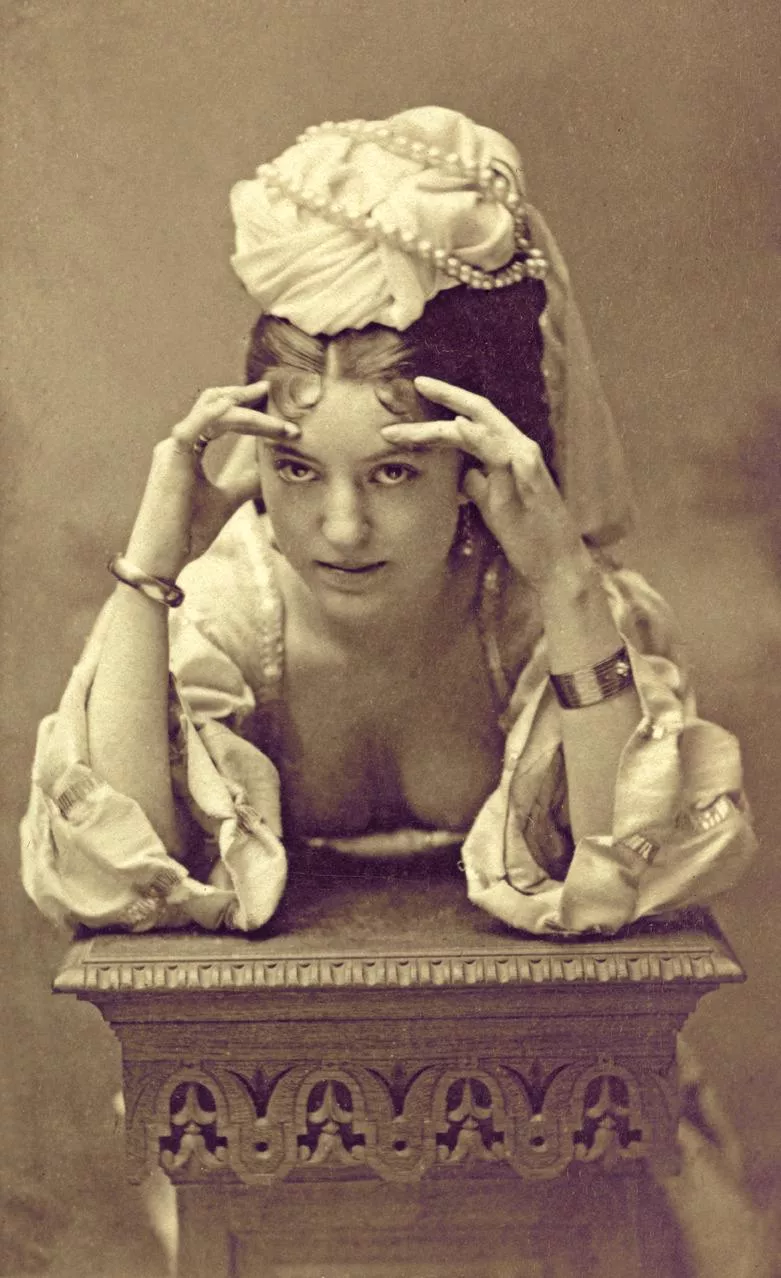 French Postcard unknown model