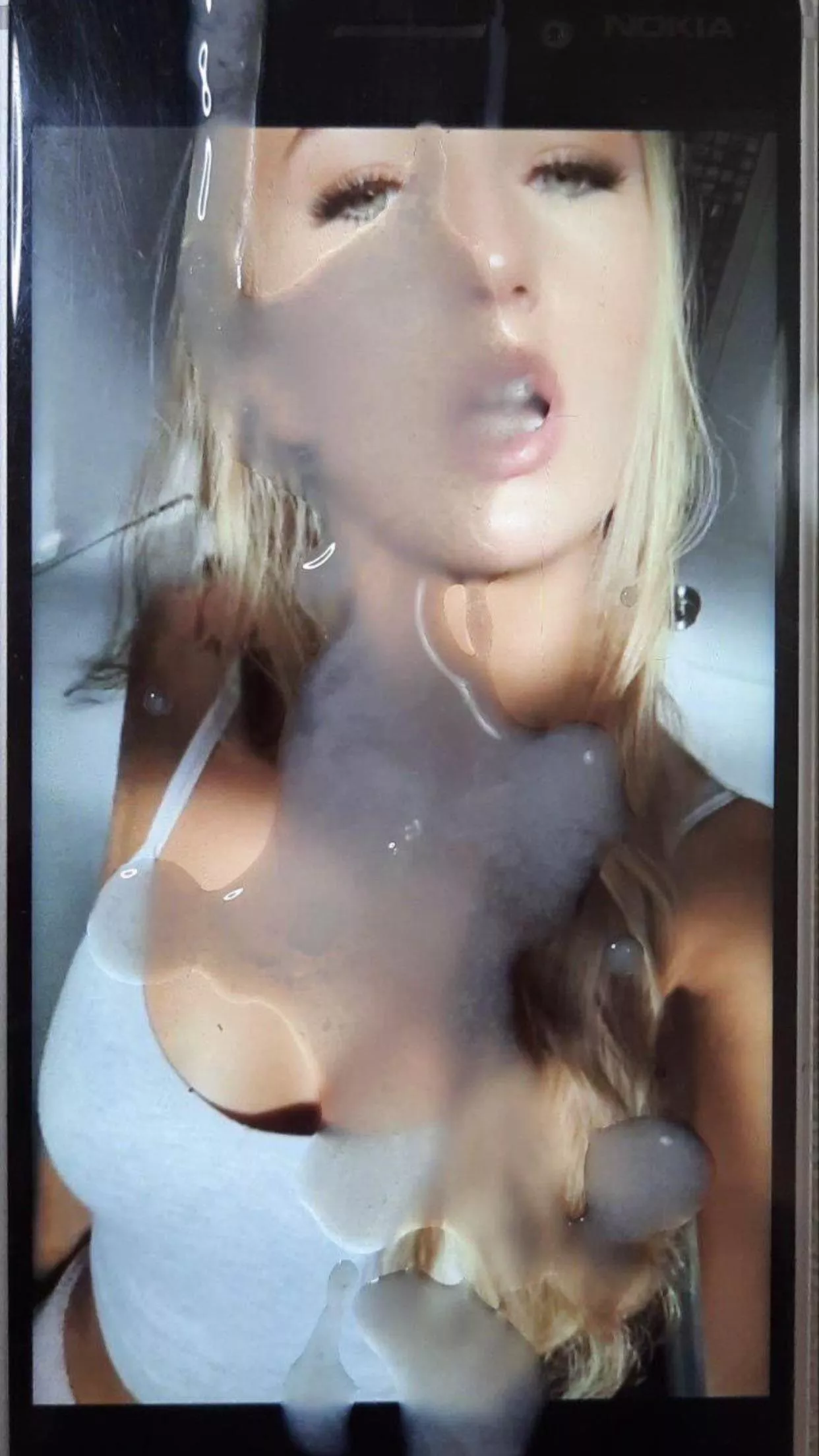 Huge cum load for this hottie, I need more tribs for her ( dm if capable )