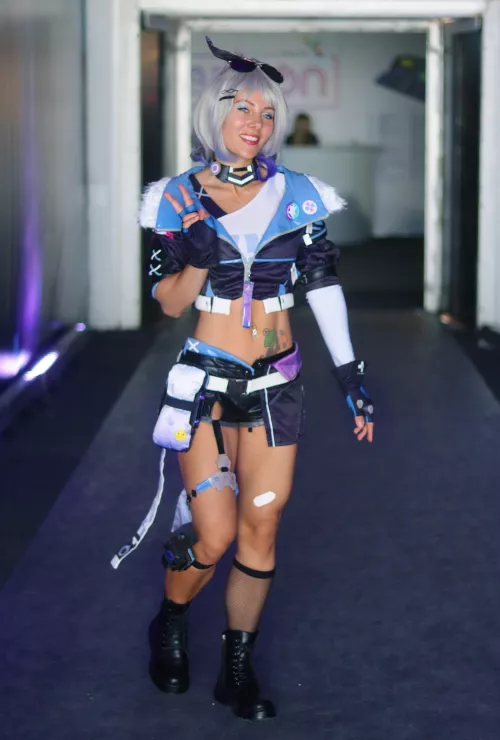 I cosplayed Silver Wolf 🥰