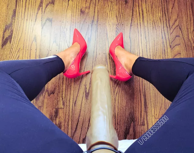 If only you were naked and kneeling before Me begging for this to stretch you out!