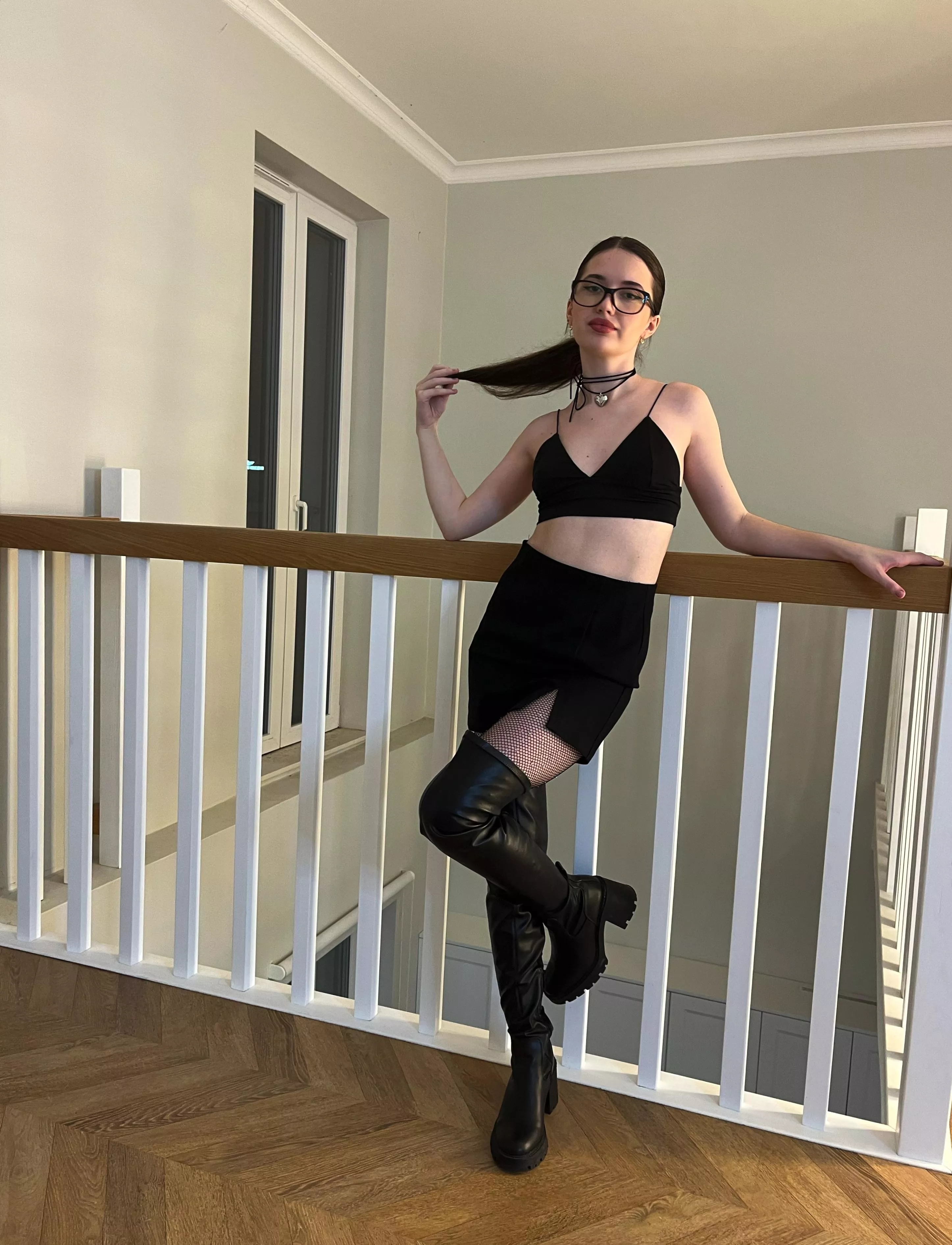 I'm ready to be punished for skipping school daddy