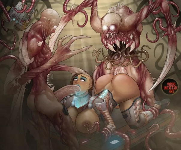 In space, no one can hear your orgasmic scream (VirusInfectedart) [dead space]