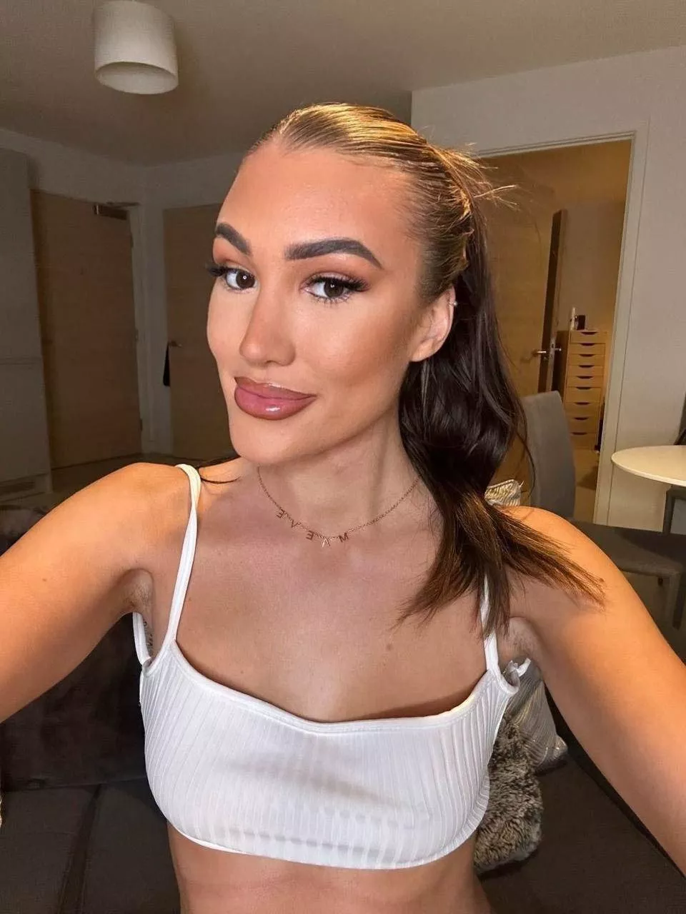 Is it funny that I wear crop tops when I'm 6'6