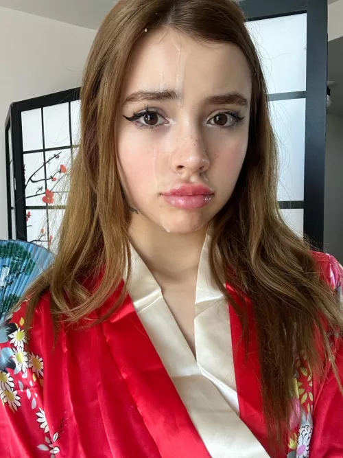 Japanese Housewife Cosplay but kinda Slutty