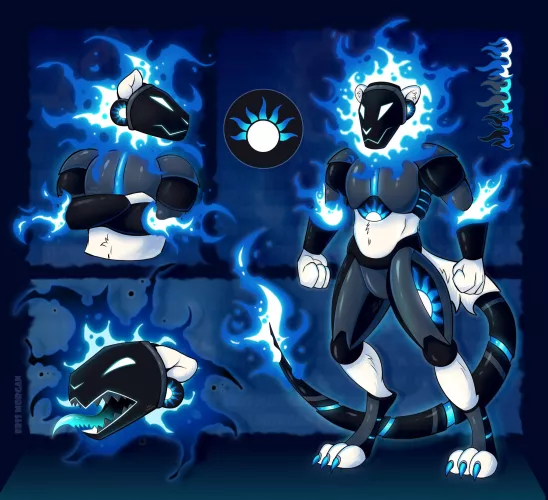 Lion Protogen ( Adopt by me) - Auction link in comments