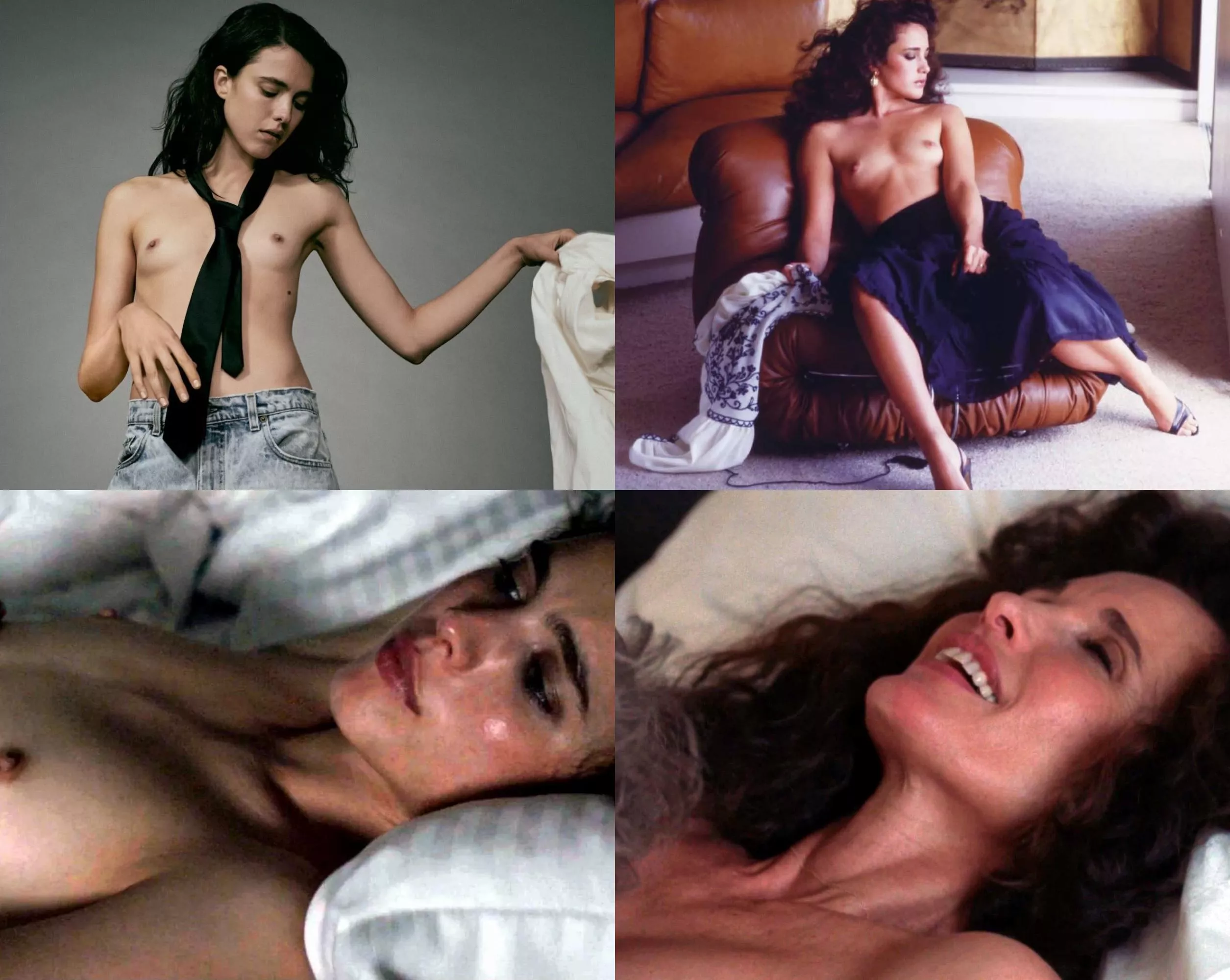 Margaret Qualley and her mom Andie Macdowell