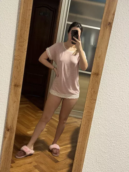 My roommate's boyfriend looks weirdly at me when I'm wearing my new pajamas!