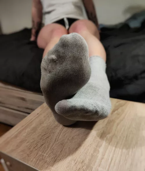 My stinky socks after work [F]