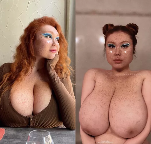 [OC] raise your hand if you'll titfuck my huge boobs!