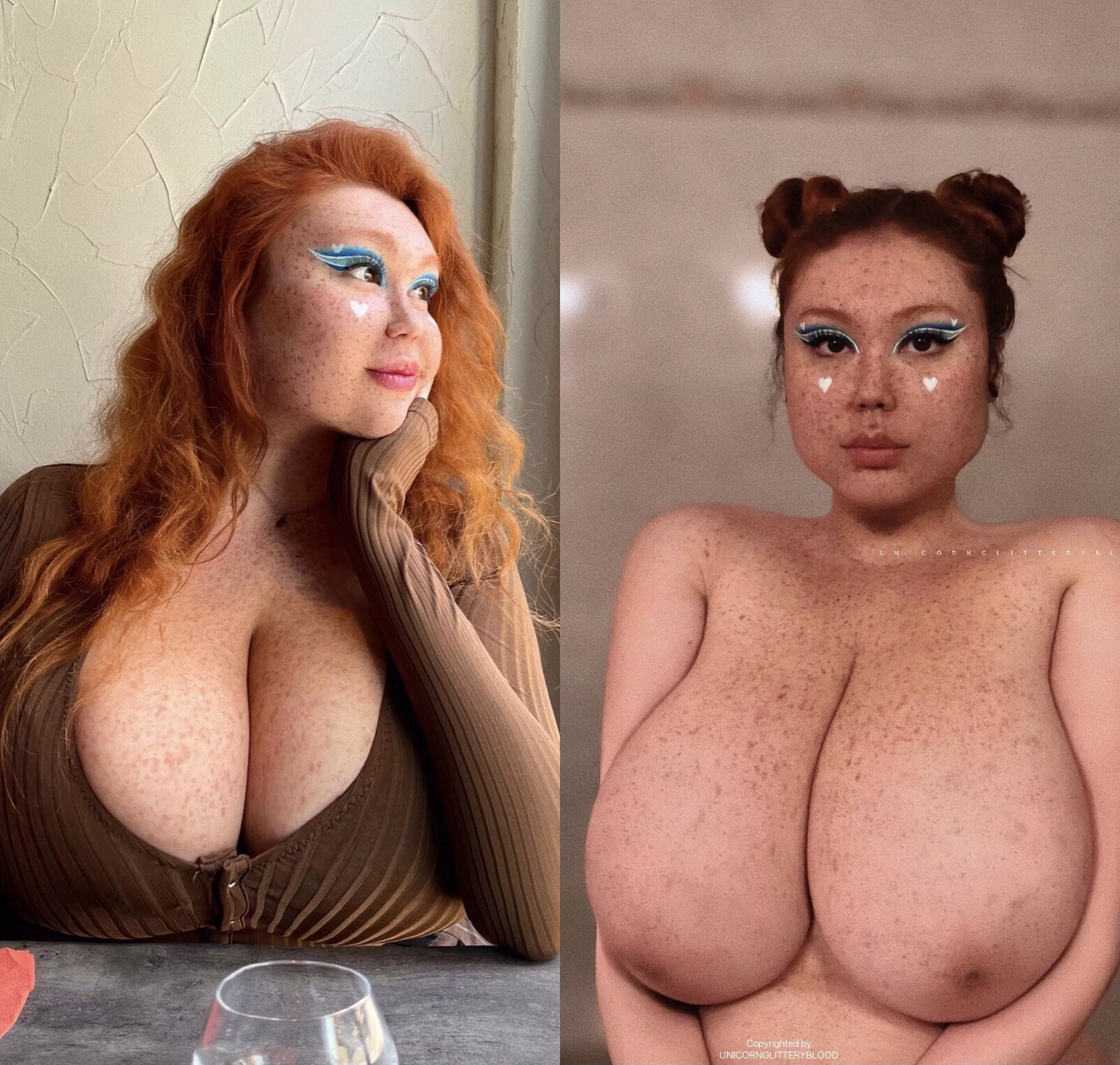 [OC] raise your hand if you'll titfuck my huge boobs!