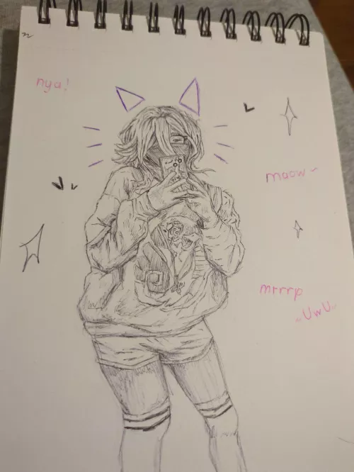 OMG MY FRIEND MADE FAN ART OF ME