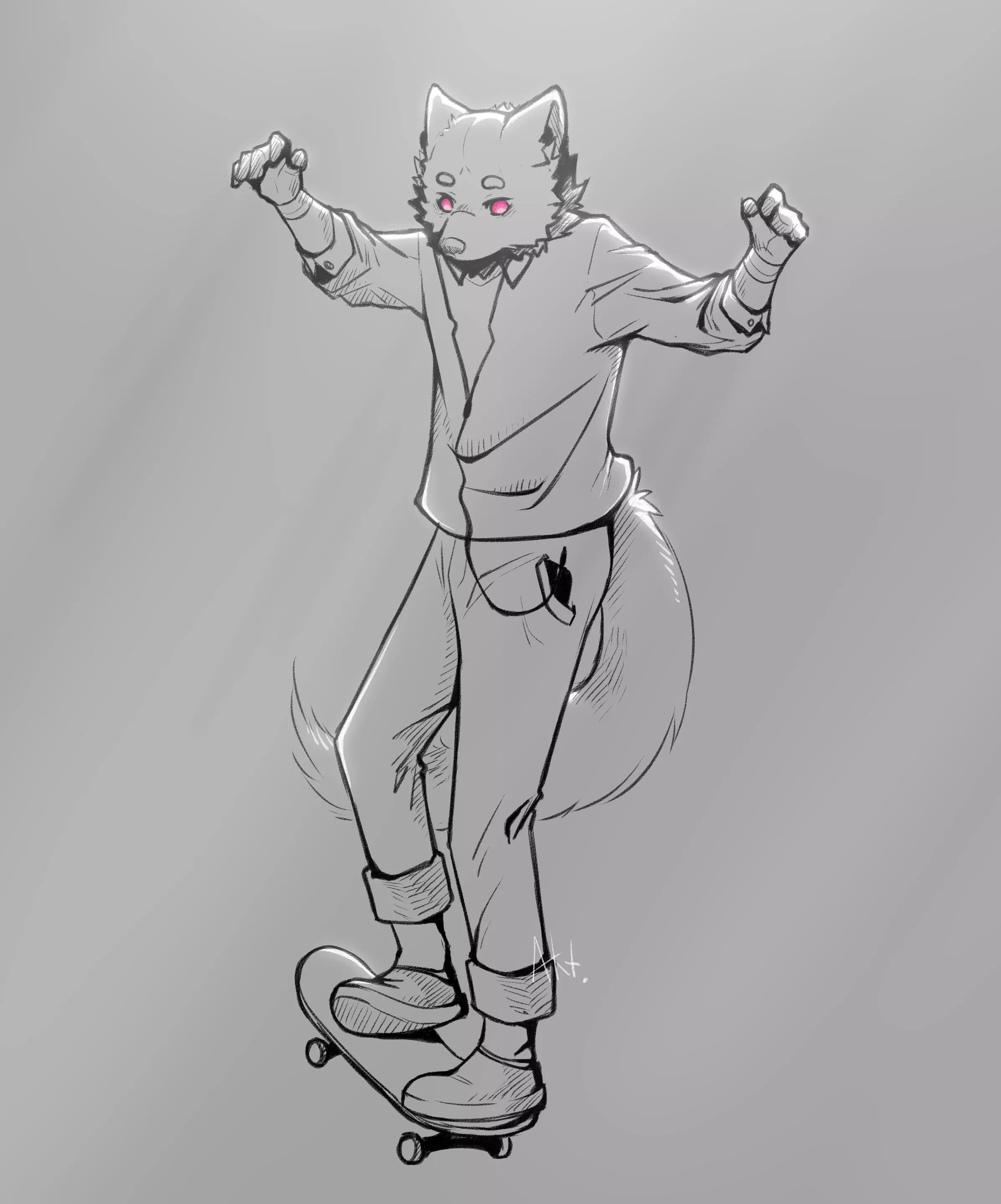 sketching (oc: Snow)