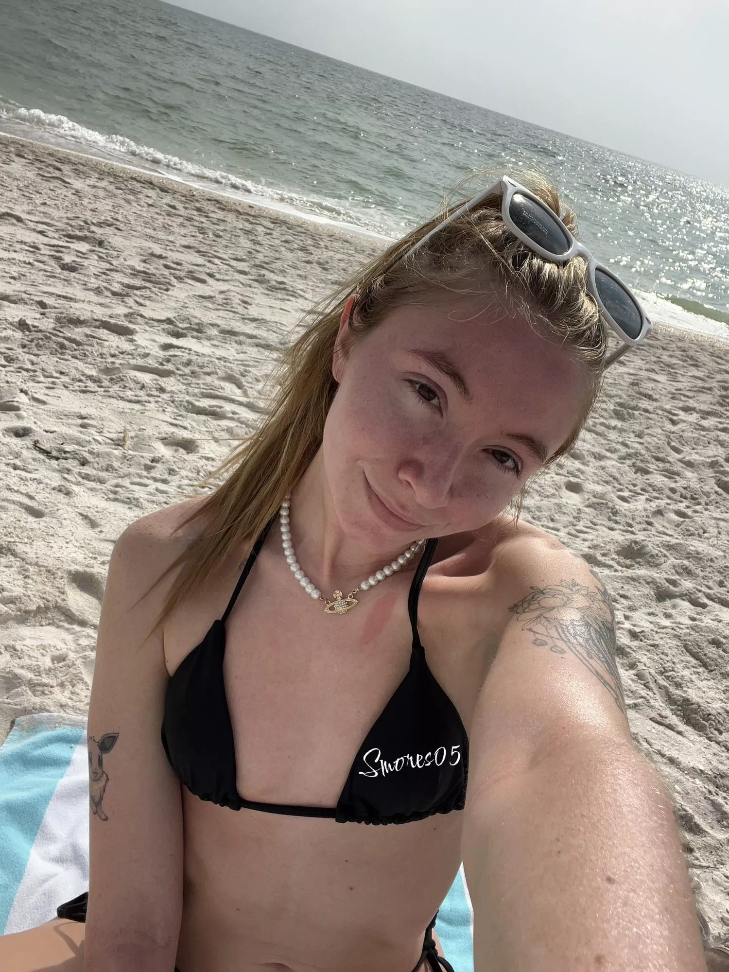 Smiling for sunshine