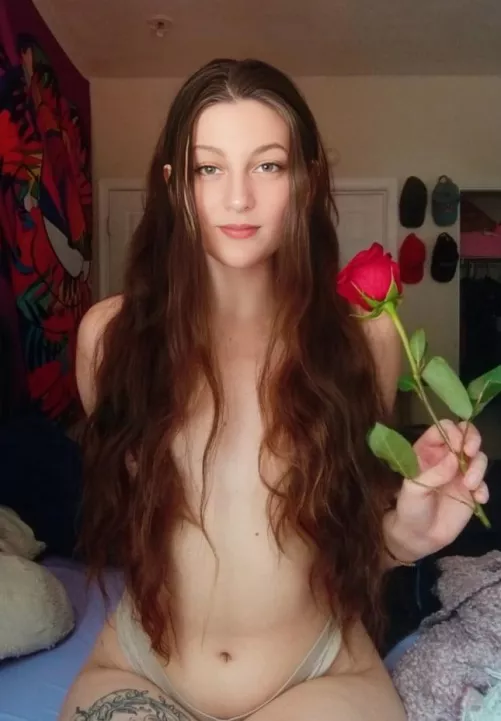 Sniff my rose and eat it