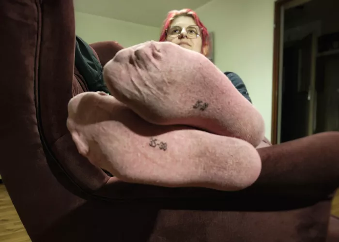 Socks matching my hair :p [F]