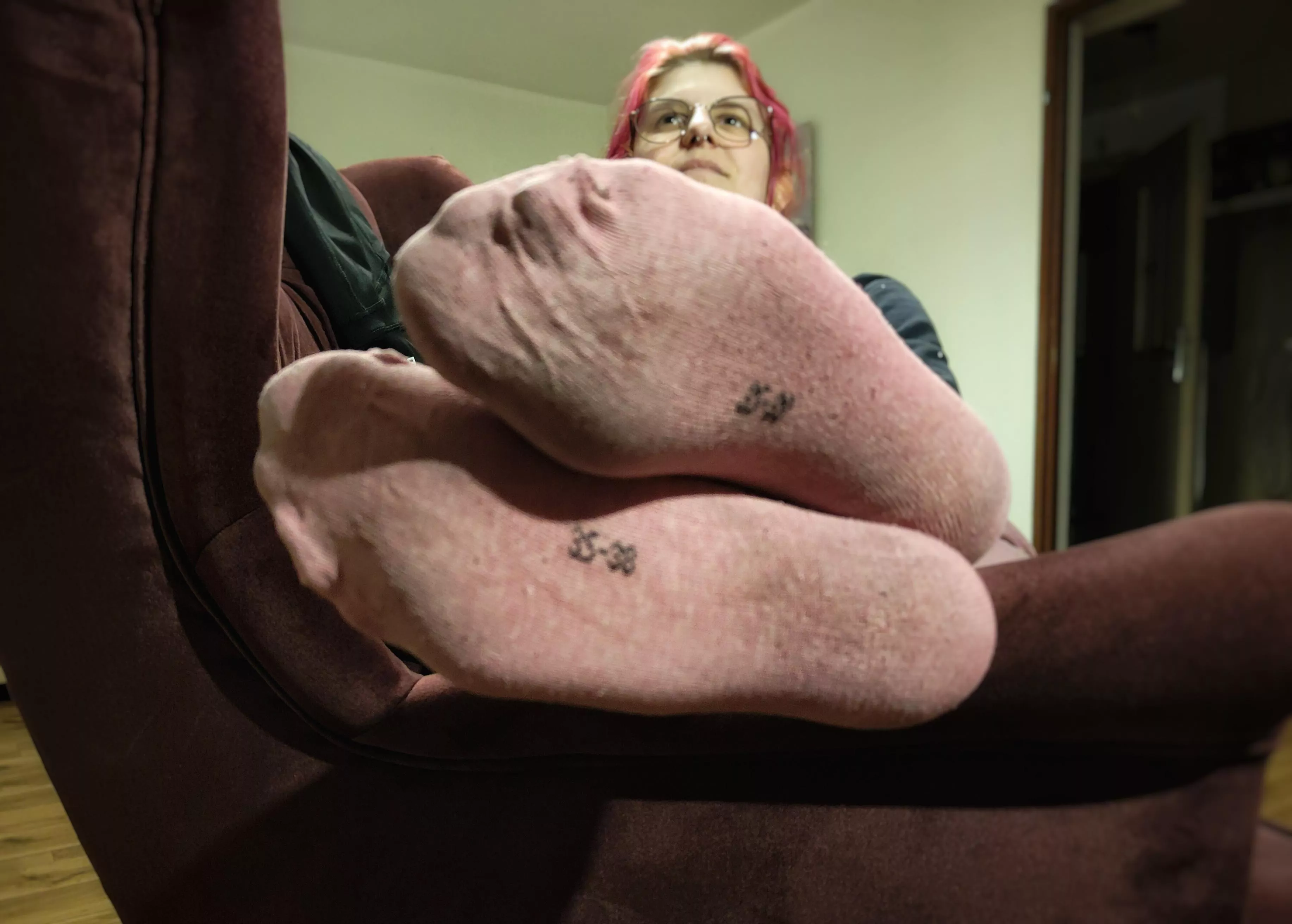 Socks matching my hair :p [F]