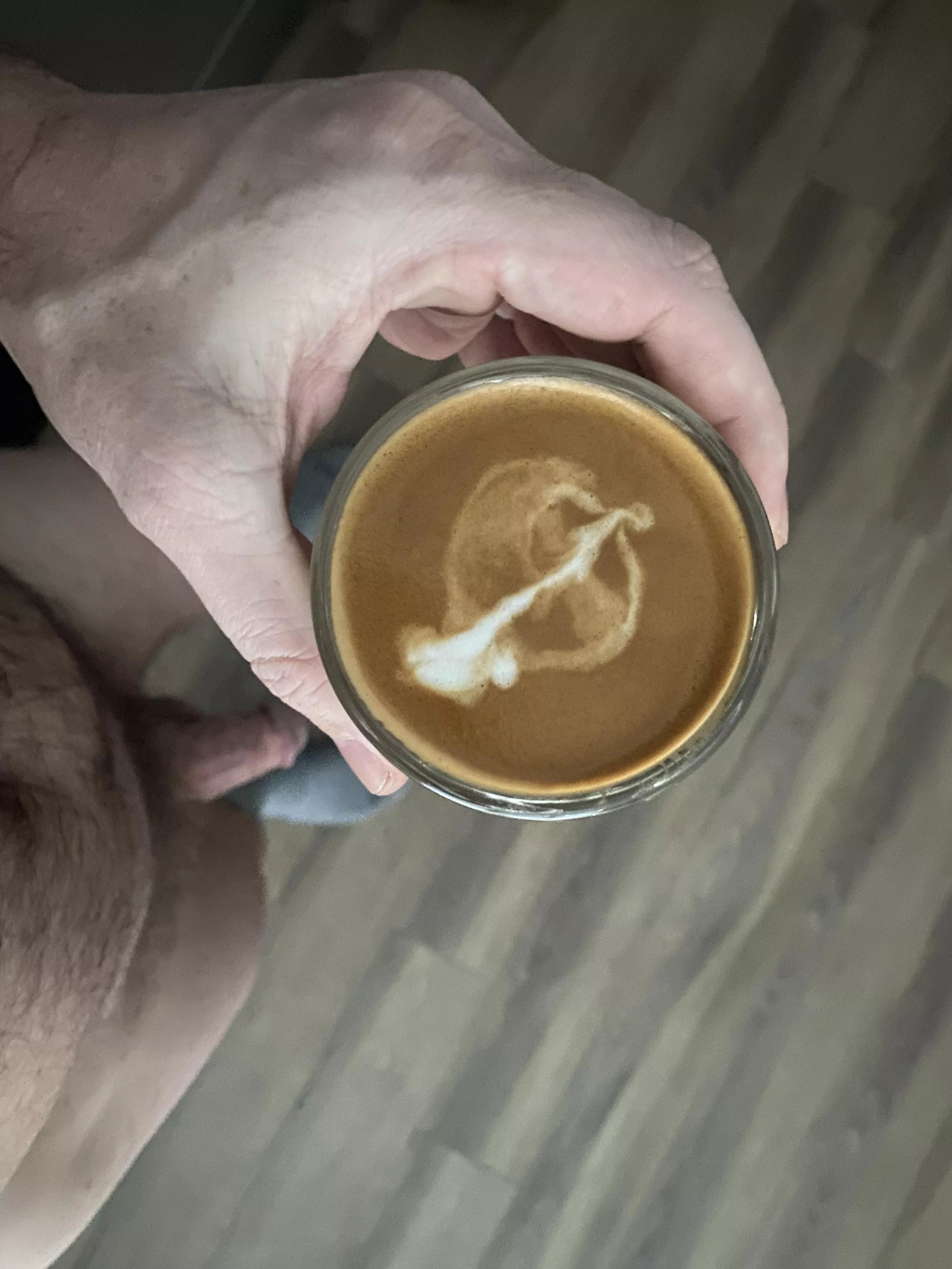 Still working on my latte art skills.