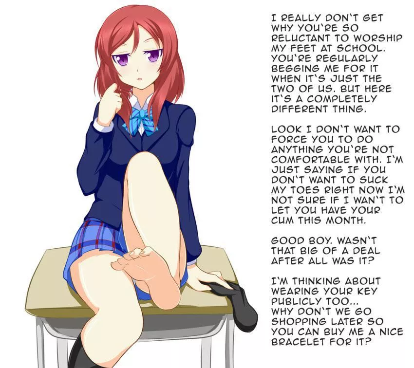 Suck them [femdom] [feet] [artist:nagamon