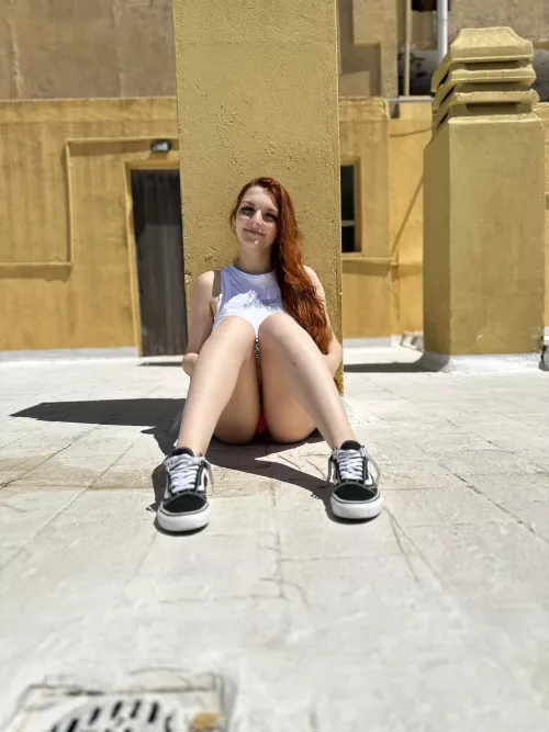 Take care of my legs... until you reach my pussy