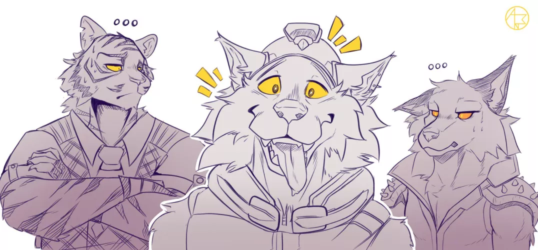 The squad 🐯🐺🦊