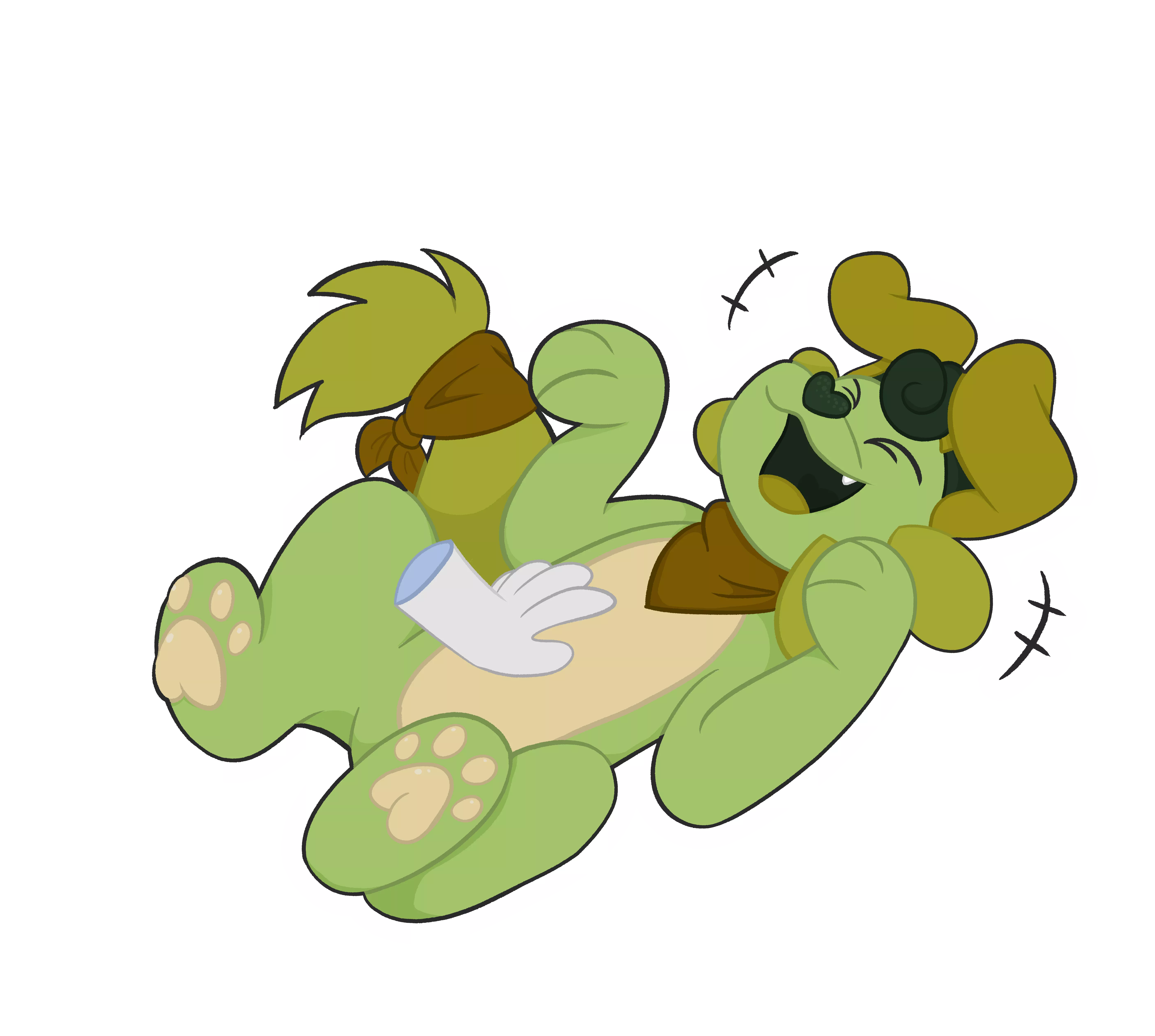 The worst combo, Belly rubs + Being tickly