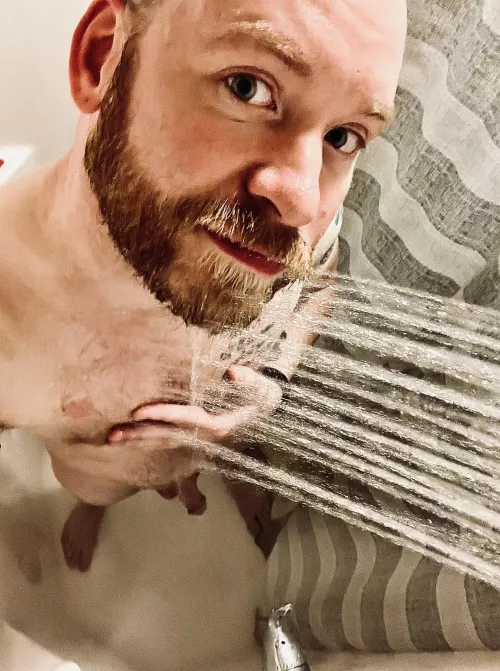 There’s enough room in this shower for two…if I pin you against the wall.