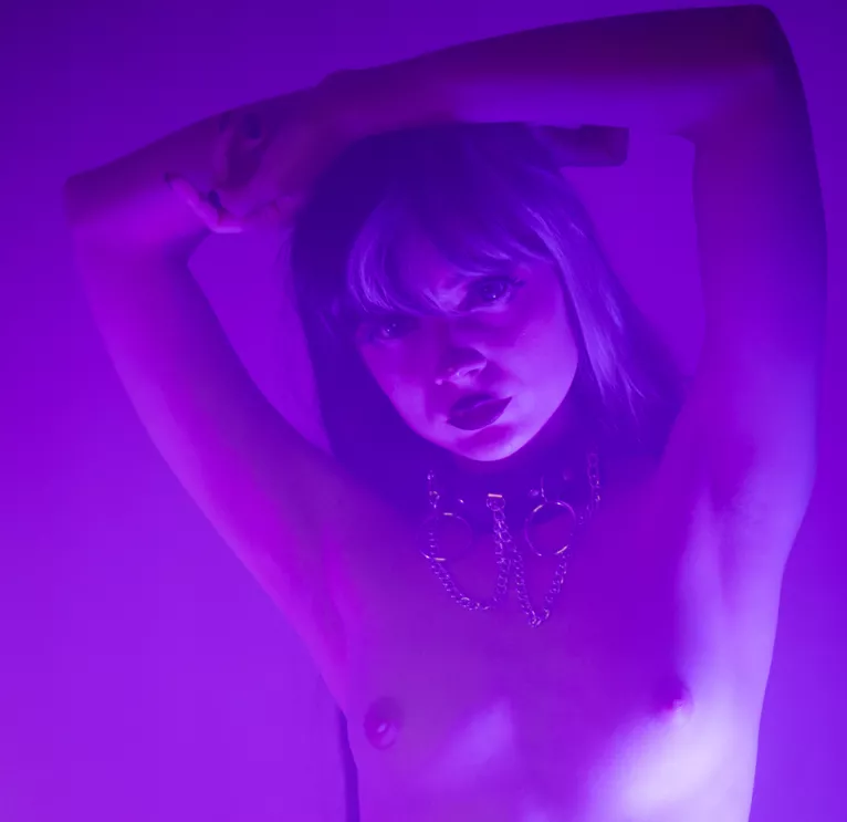 This wild girl must always be on a leash