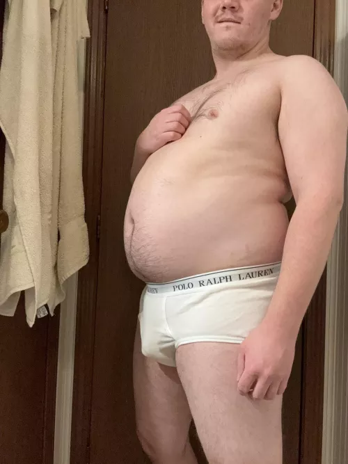 Wanna pull down my briefs?