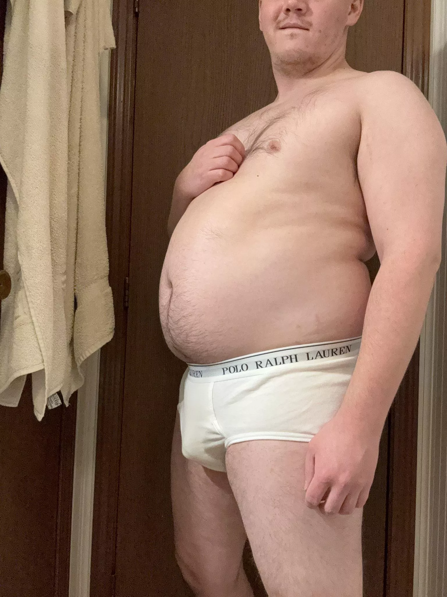 Wanna pull down my briefs?